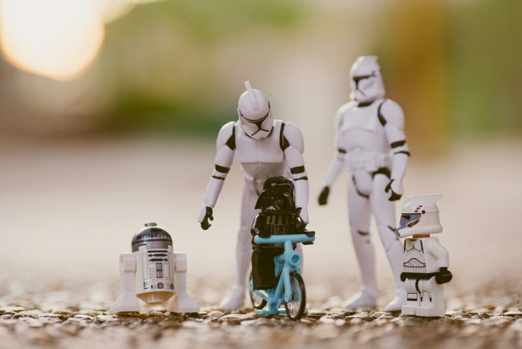 Personnage Star Wars gérant son temps